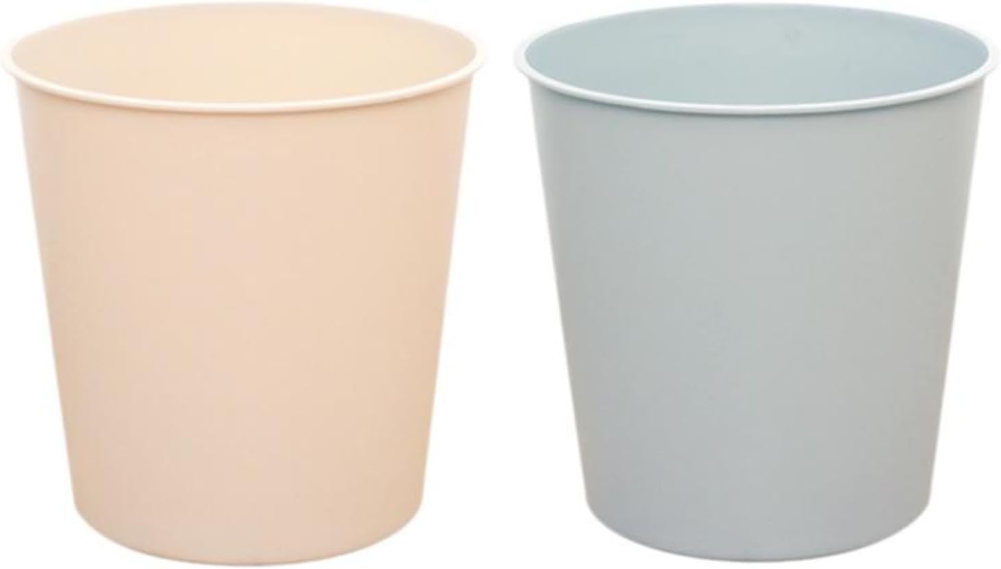 Waste Basket, Small Trash Bin, Bathroom, Kitchen, Office, Random Color Mixed L 2pcs