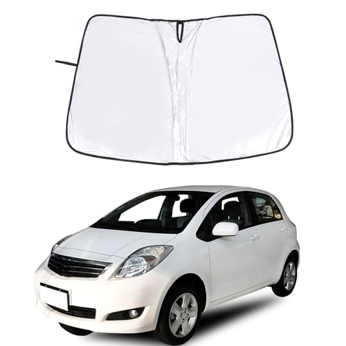 Windshield Sunshade Compatible with Toyot@ Yaris 2013-2019 Foldable Front Windshield Sun Shade...