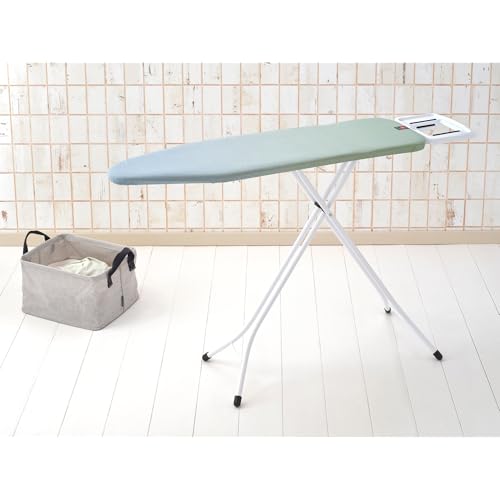 Brabantia Comfort Ironing Board with Solid Steam Iron Rest | Medium (Size B) | Fairtrade Soothing Sea Cover | Adjustable Height (27-38"), Easy Fold, Anti-Collapse Lock, Non-Slip Feet by Brabantia - Image 6