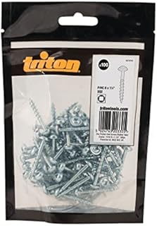 Triton Zinc Pocket-Hole Screws Washer Head Coarse P/HC 8 x 1-1/4" 100pk (631610)