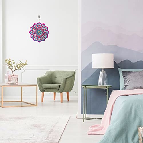 2 Pack 3D Stainless Steel Wind Spinners- 11.8In 360 Degree Swivel Hanging Wind Catcher In 2 Styles Geometric Laser Cut Outdoor Garden Crafts Ornaments For Balcony Garden Yard Lawn Patio Decors #TOP4