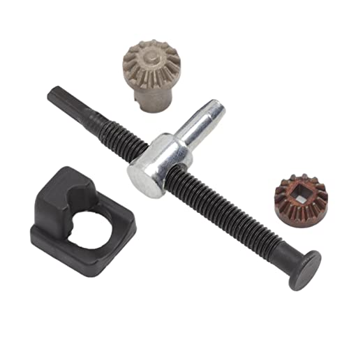 TOPINCN 2 Set Kit di Regolazione del Tenditore della Barra della Catena Kit di Riparazione del Tenditore per Motosega in Alluminio per CS370 CS400 CS4200ES