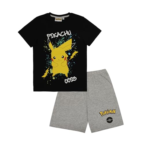 Pokemon Pyjama kurzer Schlafanzug Jungen oder Mädchen (DE/NL/SE/PL,...