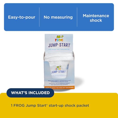 FROG Jump Start Start-up Shock for hot tubs - 1 Pack