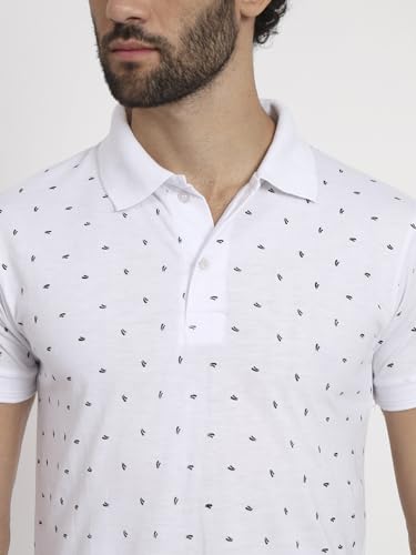 Image of Men Cotton Half Sleeves Regular FIT Polo T-Shirt