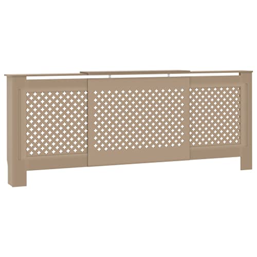Cache-radiateur réglable 205 cm en MDF moderne pour le salon