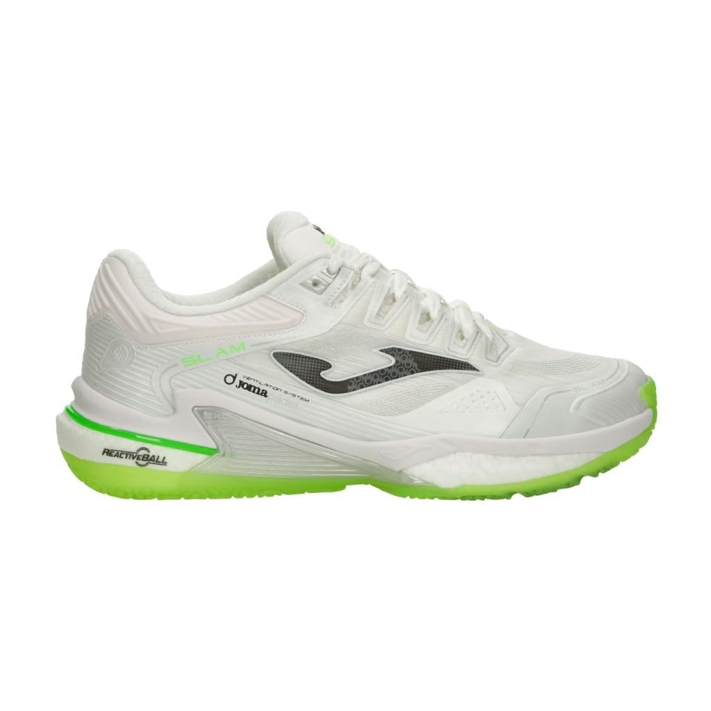 Joma Zapatillas unisex Pro Padel, 7-12, tenis de corte de alto rendimiento con doble bola reactiva, suela omni tachonada - SLAM para hombre