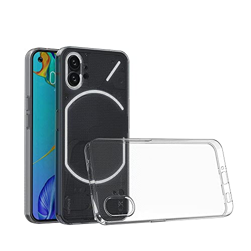 Image of A Accessories kart Transparent || Edge to Edge Protection Back case Cover for Nothing Phone 1 - Transparent