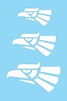 Vista 1 de Stencils by Joanie Mexico Eagle - Plantilla de 3 tamaños hecha en México, logotipo de orgullo, bricolaje, manualidades, reutilizable, Mylar Art Signs