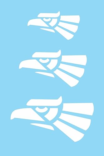 Stencils by Joanie Mexico Eagle - Plantilla de 3 tamaños hecha en México, logotipo de orgullo, bricolaje, manualidades, reutilizable, Mylar Art Signs