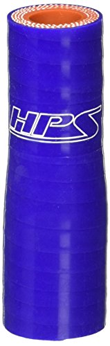 Image of HPS HTSR-050-062-BLUE Silicone High Temperature 4-ply Reinforced Reducer Coupler Hose, 100 PSI Maximum Pressure, 3 inch Length, 1 /2 inch > 5 /8 inch ID, Blue