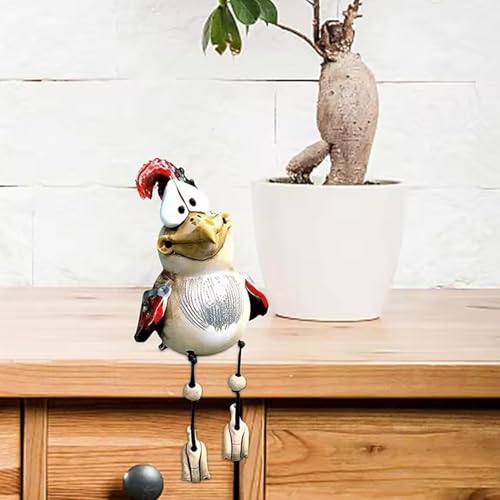 Figuras de pollos y pájaros para dar vida a estantes y alféizares aburridos 6