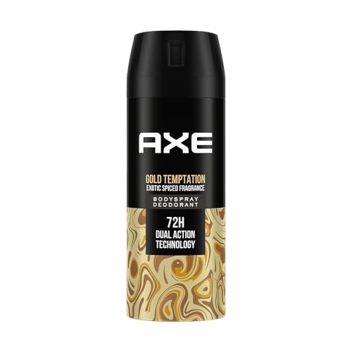 Axe Gold Temptation Long Lasting Deodorant Bodyspray for Men 150 ml