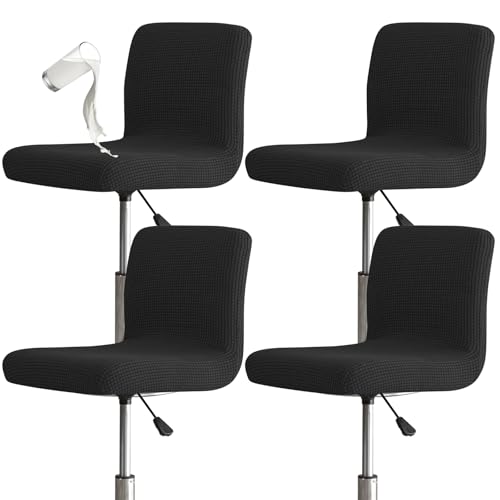 Image of Chair Covers Bar Stool Cover 4pc Bar Chair Cover Swivel Bar Stool Slipcover