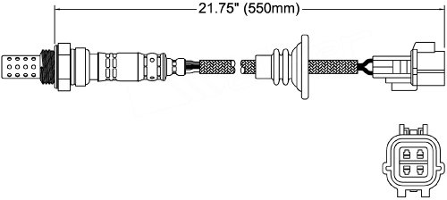Sensor de Oxígeno Calefactable ACDelco 213-3881 miniatura 2