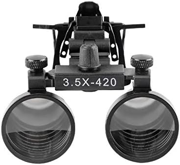Miniatura 2 de Lupas 3.5X 16.535 in Binocular Gafas Ópticas Lupa con Clip de Metal