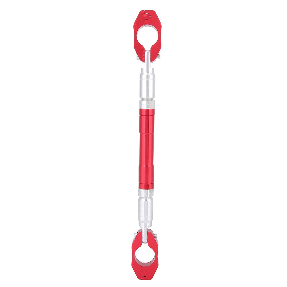Motocykl Balance Bar Universal 22mm Regulowana Poprzeczka ze Stopu Aluminium Kierownica Motocykl Wzmocnienie Dźwigni Akcesoria (czarna)(czerwony)