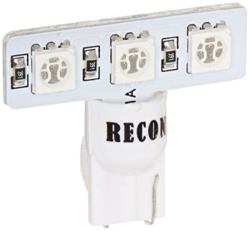RECON Kit de 5 Bombillas LED T10 3W Ámbar para Ford Super Duty