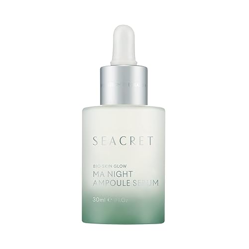 Miniatura 1 de SEACRET Suero facial Bio Skin Glow Multi-Acid Complex Night Serum para cara, ampolla, 1 onza 1.0 fl oz.
