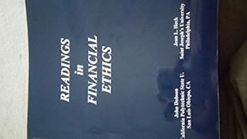Hardcover Readings in Financial Ethics Book