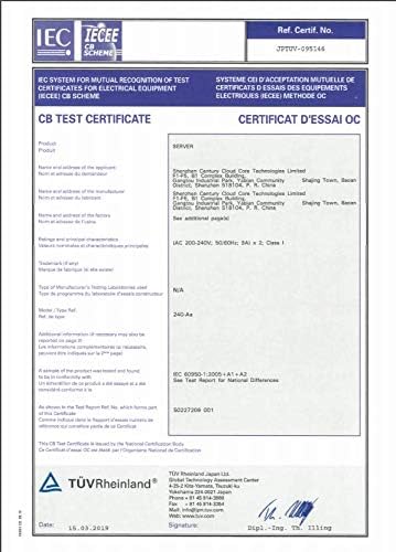 IECEE CB Test Certificate