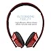 MEE audio Runaway 4.0 Bluetooth Stereo Wireless + Wired Headphones with Microphone (Red)