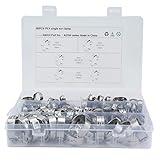 Estas abrazaderas helicoidales están hechas de acero inoxidable de buena calidad.