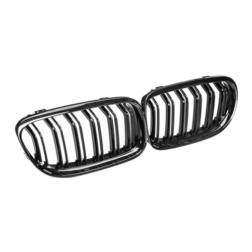 Parrilla delantera para Serie 3 E90 E91 LCI 2009-2011: rejilla de radiador de doble listón