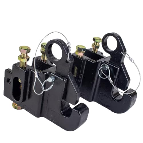 IMPACT IMPLEMENTS® CAT-1 Quick Hitch with Heavy Duty Detent Pins. Great for Attaching CAT-1 Implements Like Middle Busters, Disc Plows, Landscape Rakes and More.