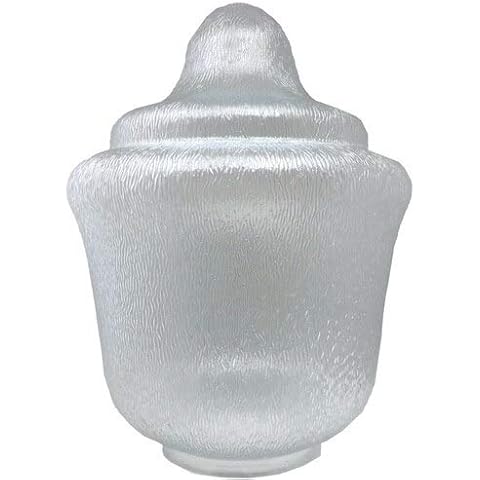 21 Inch Clear Polycarbonate Trinidad Lamp Post Globe with 8 Inch Neck Cover