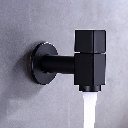 Robinet en cuivre noir mat et or chic pour salle de bain élégante