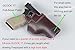 OWB Adjustable Leather Holster Compatible with Glock 17 19 43X / Taurus G2C G3 G3C fits M&P 9mm Shield for Sig P365 P320 / Springfield XDS, Adjustable Strap/Right Hand