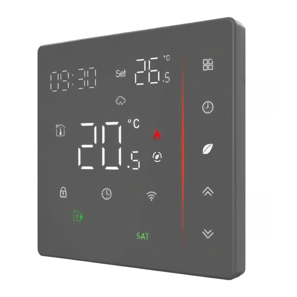 Accesorios programables para el hogar de instalación rápida de pared gris con WiFi (gris, montado en la pared)