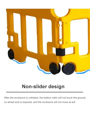 Barrière de sécurité extensible et pliable avec roulettes de trafic