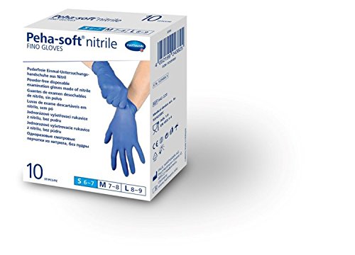 Paul Hartmann AG PEHA-Soft NITRILO Fino S P10, Negro, Estándar