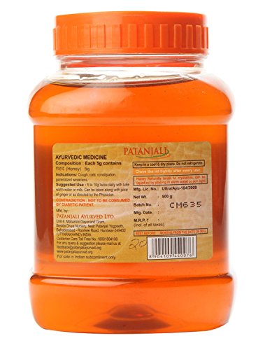 Image of Patanjali Honey, 500g Jar