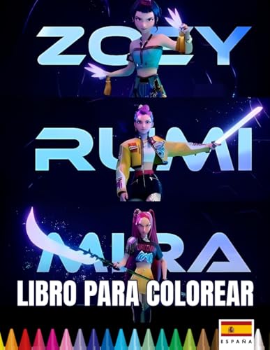 Libro para colorear Chicas K-P-0-P
