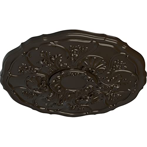 Image of Ekena Millwork CM22CNSHF Cornelia Ceiling Medallion, Stone Hearth