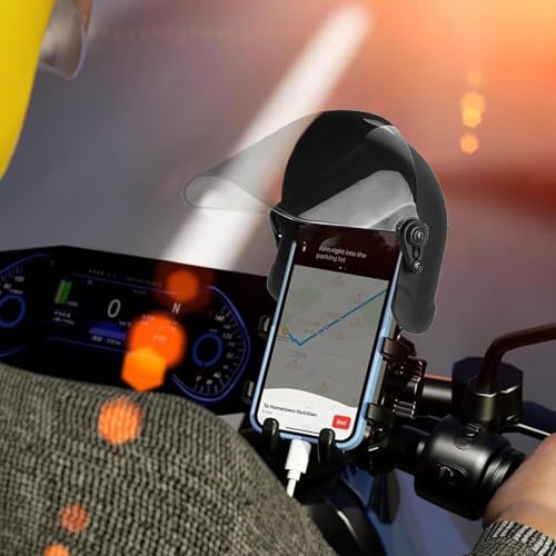 Pare-soleil pour téléphone de moto et scooter imperméable