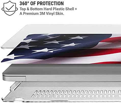 Skinit Case + Skin Compatible with MacBook Air 13in (2020) Originally Designed The American Flag Design