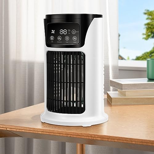 Abaodam Condicionadores De Ar Portáteis Mini Ar Condicionado Ventilador De Resfriamento Elétrico Tem