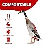 Hen Holster Starter Kit - Wrap-Around Runner Duck Diaper w/Removable Liner & Fixed Tab - Durable, Secure Fit, Easy-to-Wear - Essential Duck Supplies for Real Ducks, Made in USA - Red Bandana #3