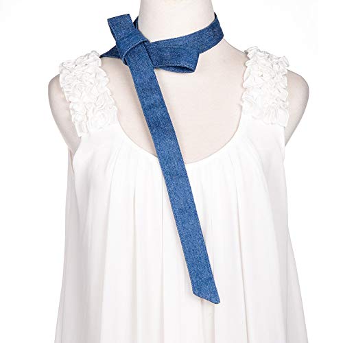 Girls Denim Waist Belt Blue Jean Waist Rope Tiny Belt for Pants Dress Jeans JW643