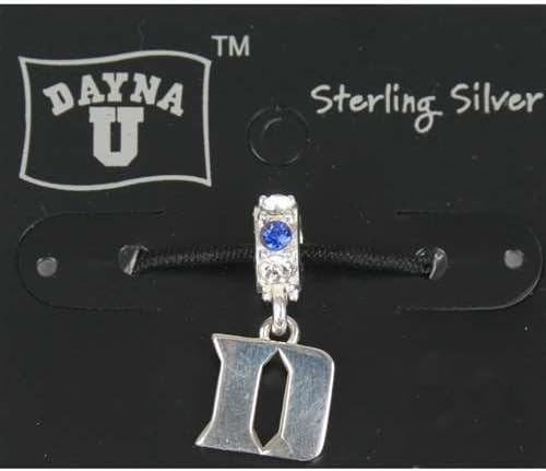 Duke Blue Devils Sterling Silver Spirit Charm Bead