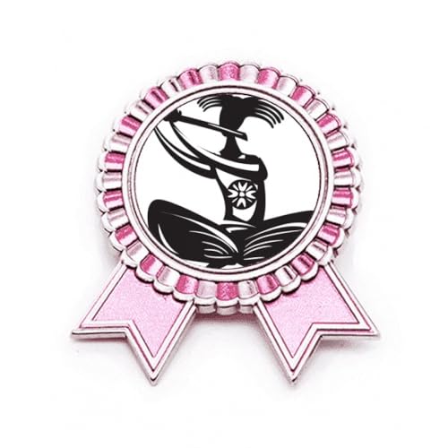 Broche flûte mexicaine rose un cadeau original en métal taille M