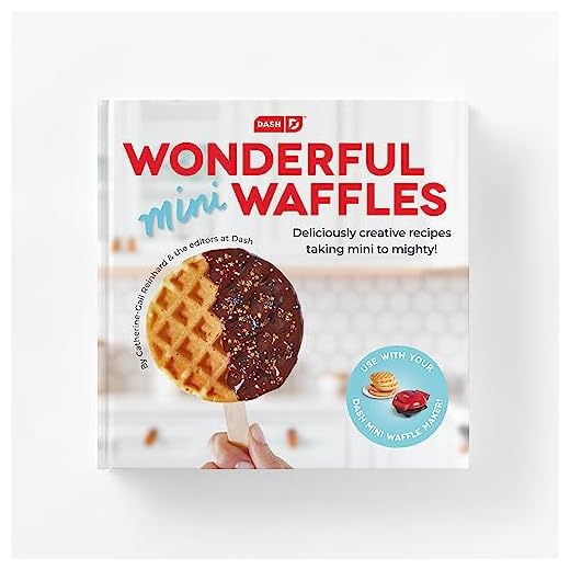 DASH Wonderful Mini Waffles Recipe Book with Gluten, Vegan, Paleo, Dairy + Nut Free Options, Over 80+ Easy to Follow Guides, Cookbook