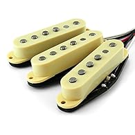 VANSON Vintage Pro Alnico V Single Coil Pickups (includes Springs & Screws) Suitable for everything from Classic Rock & Texas Blues to Sparkling Jazz Cleans. Featuring Chamfered Vintage-Staggered, Alnico V Pole-Pieces Approx Resistances; Bridge: 6.6k...