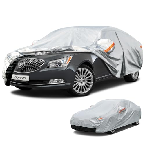 Image of GUNHYI 6 Layer Car Cover Custom Fit Buick Lacrosse (2004-2026) Waterproof All Weather, Heavy Duty Outdoor Snow Sun Rain Uv Protection (Ships from US Warehouse, Delivery 3-8 Days)