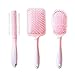 Produktbild Ziyero Rosa Massage Airbag Kamm Süße Antistatische Luftkissen Kamm Oval Friseur Kamm Haarpflege Kunststoff Airbag Kamm Mädchen Locken Luftkissen Massage Kamm Airbag-Massage Kammset Fit Zuhause Reisen