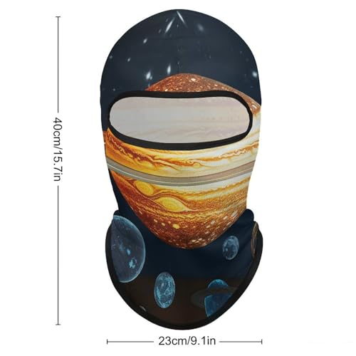 Balaclava con efecto luminoso en la oscuridad y energía solar para hombre y mujer, máscara facial de protección solar, transpirable, cubre toda la cabeza para senderismo, ciclismo, carrera y conducción miniatura 2